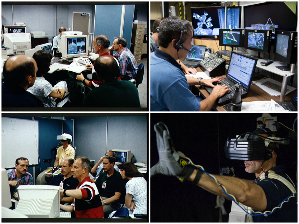 Virtual Reality Lab:Then and now